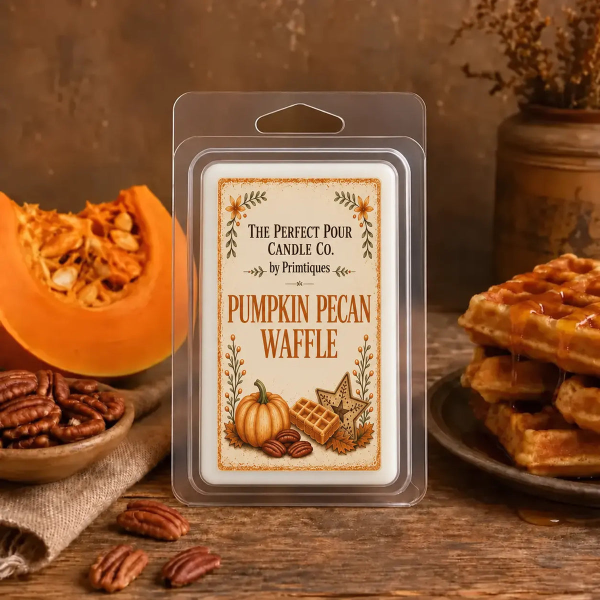 Pumpkin Pecan Waffle